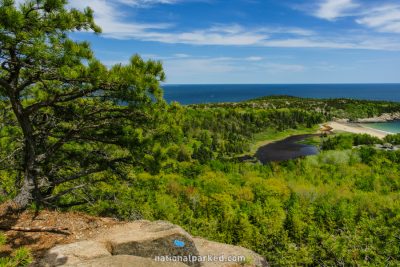 Beehive Trail in Acadia National Park in Maine