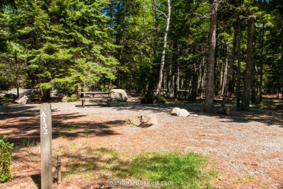 Blackwoods Campground in Acadia National Park in Maine