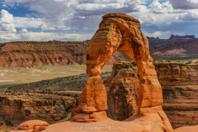 Delicate Arch in Arches National Park in Utah