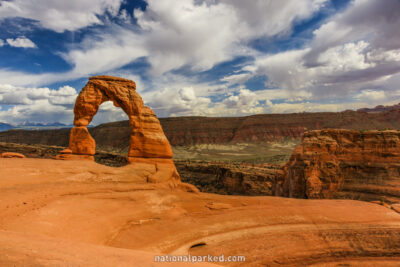 Delicate Arch in Arches National Park in Utah