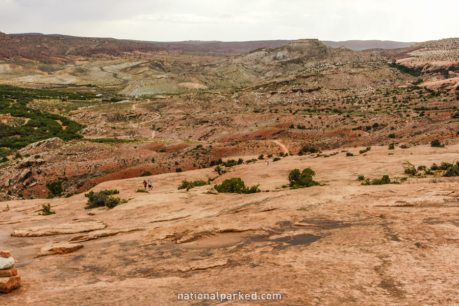 Delicate Arch Trail in Arches National Park in Utah