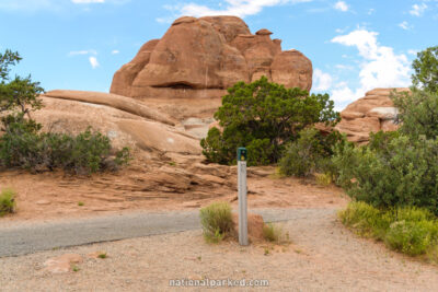 Devil's Garden Campground in Arches National Park in Utah