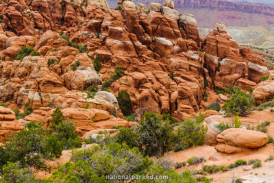 Fiery Furnace in Arches National Park in Utah