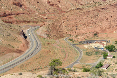 Moab Fault in Arches National Park in Utah