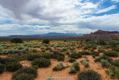 Panorama Point in Arches National Park in Utah