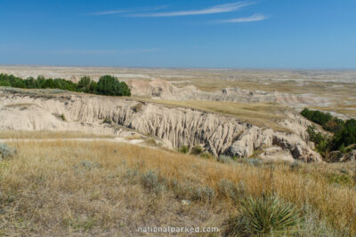 Ancient Hunters Overlook in Badlands National Park in South Dakota