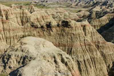 Big Badlands Overlook in Badlands National Park in South Dakota