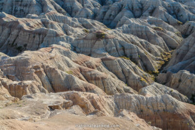 Burns Basin Overlook in Badlands National Park in South Dakota