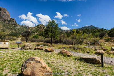 Chisos Basin Campground in Big Bend National Park in Texas