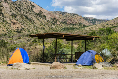 Chisos Basin Campground in Big Bend National Park in Texas