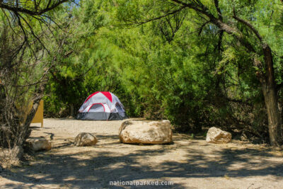 Rio Grande Village Campground in Big Bend National Park in Texas