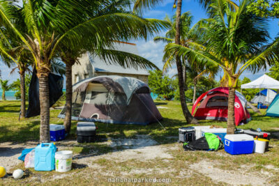 Boca Chita Key Campground in Biscayne National Park in Florida