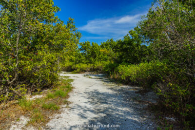 Boca Chita Key Trail  in Biscayne National Park in Florida