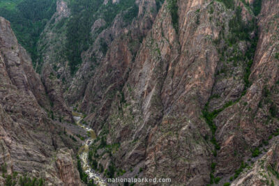Big Island in Black Canyon of the Gunnison National Park in Colorado