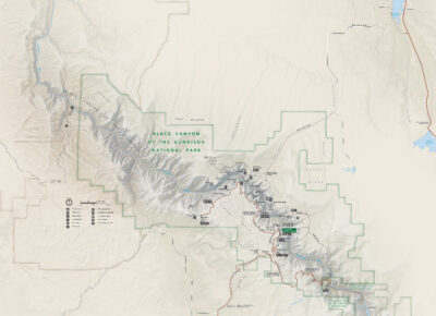 Black Canyon of the Gunnison Park Map