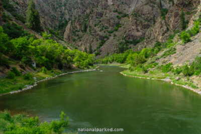 Gunnison River in Black Canyon of the Gunnison National Park in Colorado