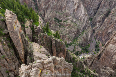 Island Peaks in Black Canyon of the Gunnison National Park in Colorado