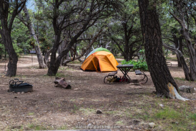 North Rim Campground in Black Canyon of the Gunnison National Park in Colorado