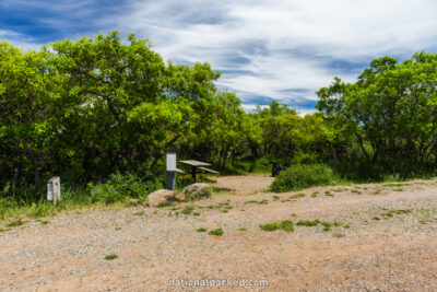 South Rim Campground in Black Canyon of the Gunnison National Park in Colorado