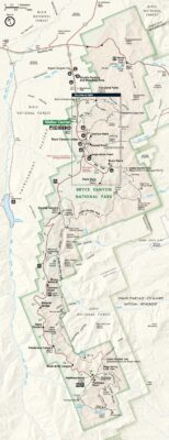 Bryce Canyon Park Map
