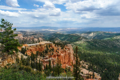 Farview Point in Bryce Canyon National Park in Utah