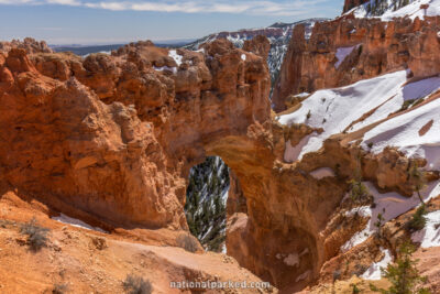 Natural Bridge in Bryce Canyon National Park in Utah