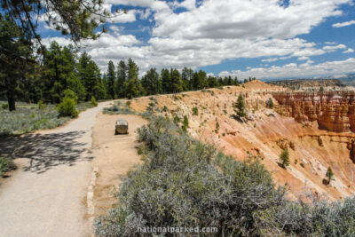 Rim Trail in Bryce Canyon National Park in Utah