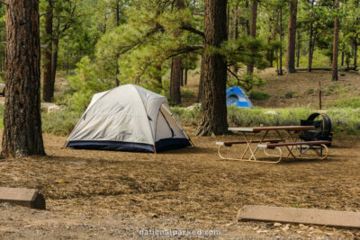 Sunset Campground in Bryce Canyon National Park in Utah