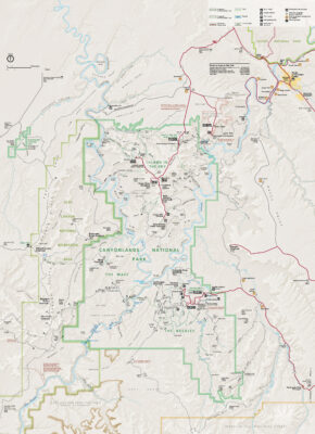 Canyonlands Park Map