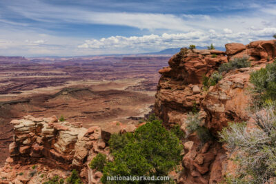 White Rim Overlook Trail in Canyonlands National Park in Utah