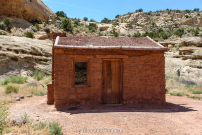 Behunin Cabin in Capitol Reef National Park in Utah