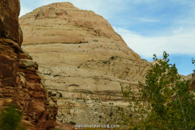 Capitol Dome in Capitol Reef National Park in Utah