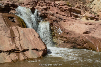 Fremont River Gorge in Capitol Reef National Park in Utah