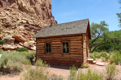 Fruita School in Capitol Reef National Park in Utah