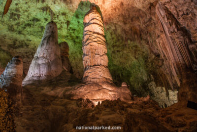 Big Room in Carlsbad Caverns National Park in New Mexico