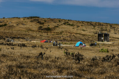 Anacapa Campground in Channel Islands National Park in California