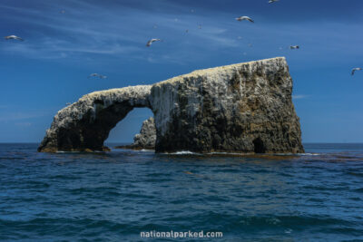Arch Rock in Channel Islands National Park in California