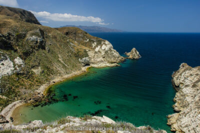 Potato Harbor in Channel Islands National Park in California