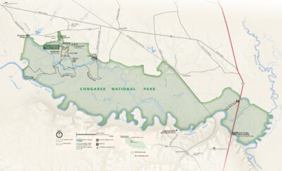 Congaree Park Map