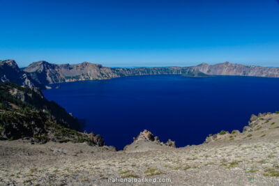 Cloudcap Overlook in Crater Lake National Park in Oregon