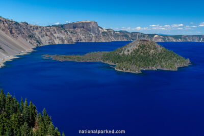 Discovery Point in Crater Lake National Park in Oregon