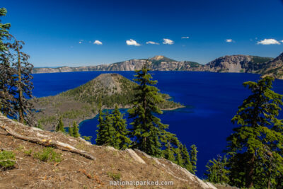 Lightning Springs View in Crater Lake National Park in Oregon