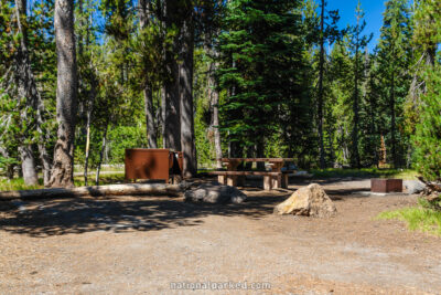 Mazama Campground in Crater Lake National Park in Oregon