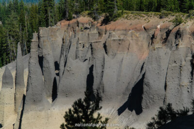 The Pinnacles in Crater Lake National Park in Oregon