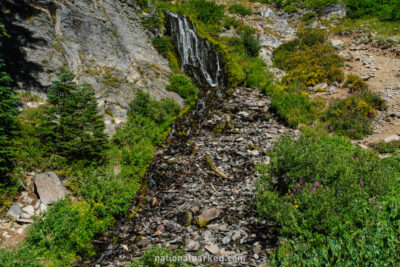 Vidae Falls in Crater Lake National Park in Oregon