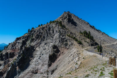 Watchman Viewpoint Trail in Crater Lake National Park in Oregon