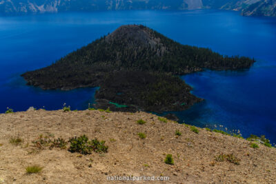 Watchman Viewpoint Trail in Crater Lake National Park in Oregon