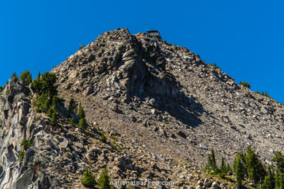 Watchman Viewpoint Trail in Crater Lake National Park in Oregon