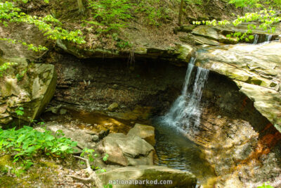 Blue Hen Falls in Cuyahoga Valley National Park in Ohio