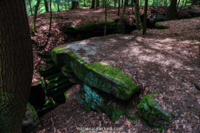 Ledges Trail in Cuyahoga Valley National Park in Ohio